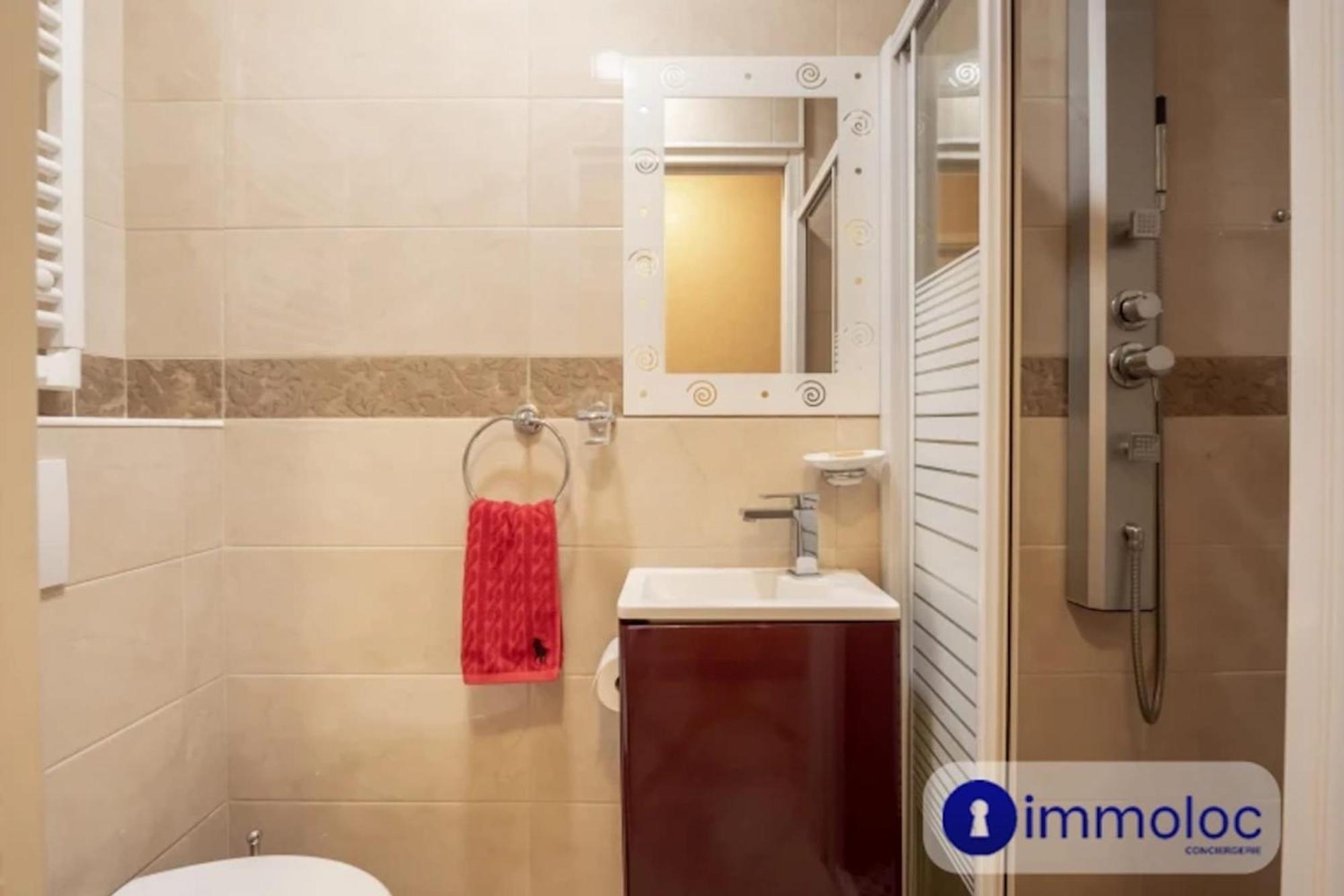 Air-Conditioned Apartment With Terrace Sea View Ница Екстериор снимка